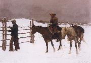 Frederick Remington The Fall of the Cowboy oil on canvas